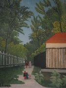 Henri Rousseau, View of Montsouris Park By Henri Rousseau